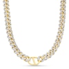 Thumbnail Image 4 of Zales x Alessi Domenico 4-5/8 CT. T.W. Diamond Miami Cuban Chain Necklace in 18K Gold - 16"