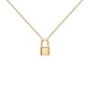 Thumbnail Image 1 of PDPAOLA™ at Zales Lock Necklace in Sterling Silver with 18K Gold Plate - 19.5"