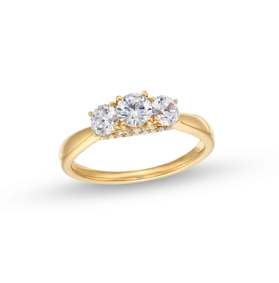 1 CT. T.w. Diamond Past Present FutureÂ® Engagement Ring in 14K Gold