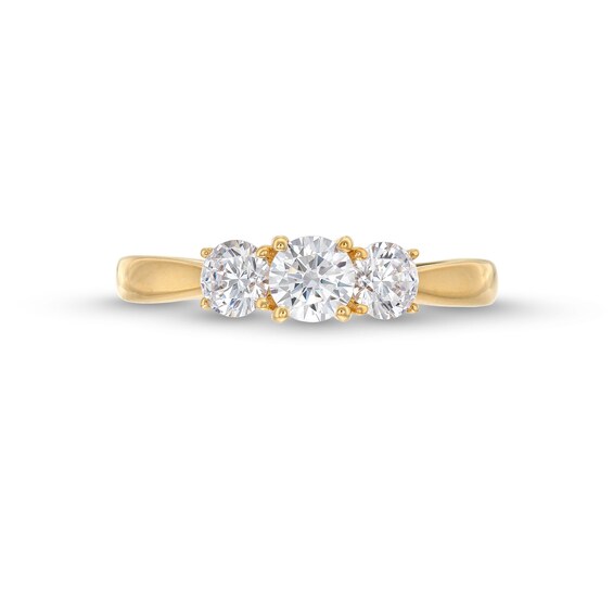 1 CT. T.w. Diamond Past Present FutureÂ® Engagement Ring in 14K Gold