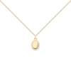 Thumbnail Image 1 of PDPAOLA™ at Zales Cubic Zirconia Frame Oval Pendant in Sterling Silver with 18K Gold Plate - 19.5"