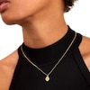 Thumbnail Image 2 of PDPAOLA™ at Zales Cubic Zirconia Frame Oval Pendant in Sterling Silver with 18K Gold Plate - 19.5"