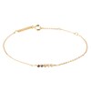 Thumbnail Image 1 of PDPAOLA™ at Zales Multi-Color Cubic Zirconia Five Stone Line Bracelet in Sterling Silver with 18K Gold Plate