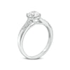 Thumbnail Image 3 of 1-1/6 CT. T.W. Diamond Groove Shank Engagement Ring in 14K White Gold