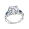 Thumbnail Image 1 of TRUE Lab-Grown Diamonds by Vera Wang Love 2 CT. T.W. Cushion Framed Engagement Ring in 14K White Gold (F/VS2)