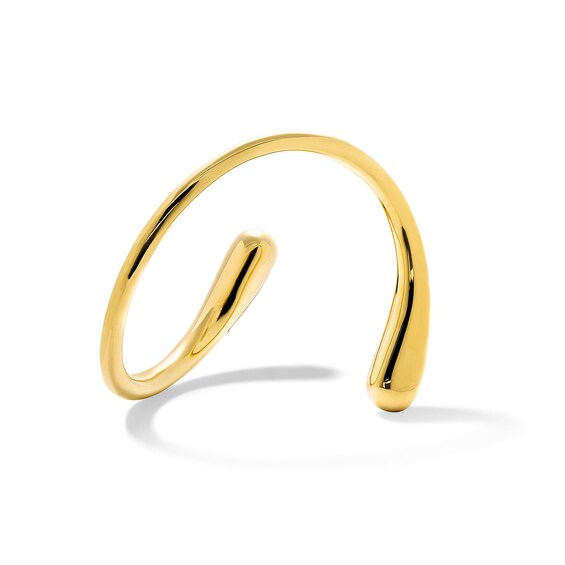 Zales x Soko Twisted Dash Cuff Bracelet in Brass with 24K Gold Plate