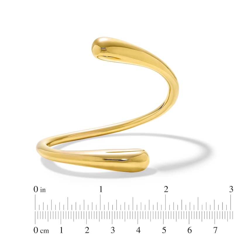 Zales x SOKO Twisted Dash Cuff Bracelet in Brass with 24K Gold Plate