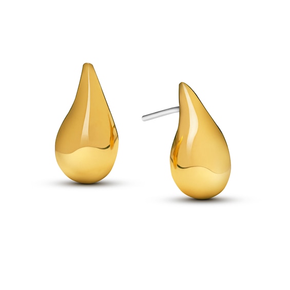 Zales x Soko Mini Dash Stud Earrings in Brass with 24K Gold Plate
