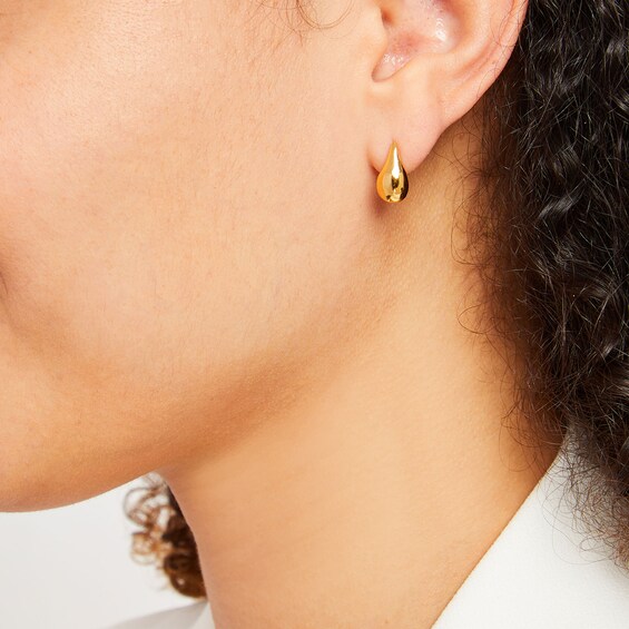 Zales x Soko Mini Dash Stud Earrings in Brass with 24K Gold Plate