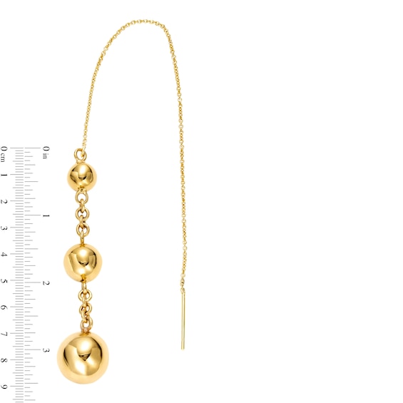 Zales x Soko Obiti Threader Earrings in Brass with 24K Gold Plate