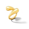 Zales x Soko Twisted Dash Ring in Brass with 24K Gold Plate