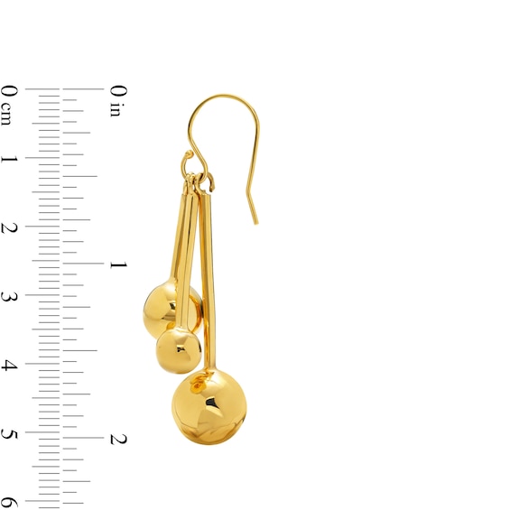 Zales x Soko Obiti Dangle Earrings in Brass with 24K Gold Plate