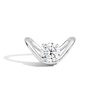Thumbnail Image 1 of Zales x SHAHLA 3 CT. Certified Lab-Grown Diamond Solitaire Dip Engagement Ring in 14K White Gold (F/VS2)