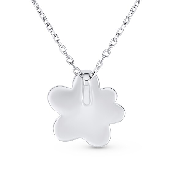 Blue Lab-Created Opal Inlay Paw Print Pendant in Sterling Silver