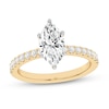 Thumbnail Image 0 of 1-3/4 CT. T.W. Certified Marquise-Cut Lab-Created Diamond Engagement Ring in 14K Gold (F/VS2)