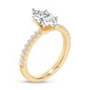 Thumbnail Image 1 of 1-3/4 CT. T.W. Certified Marquise-Cut Lab-Created Diamond Engagement Ring in 14K Gold (F/VS2)