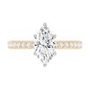 Thumbnail Image 2 of 1-3/4 CT. T.W. Certified Marquise-Cut Lab-Created Diamond Engagement Ring in 14K Gold (F/VS2)