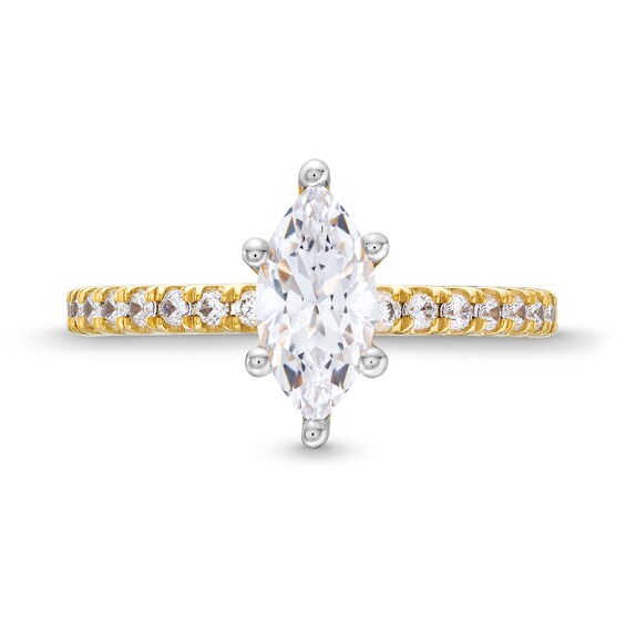 1-3/4 CT. T.w. Certified Marquise-Cut Lab-Created Diamond Engagement Ring in 14K Gold (F/Vs2)