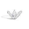 Thumbnail Image 1 of Zales x SHAHLA 3 CT. Certified Pear-Shaped Lab-Grown Diamond Solitaire Dip Engagement Ring in Platinum (F/VS2)