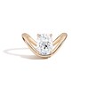 Thumbnail Image 1 of Zales x SHAHLA 3 CT. Certified Cushion-Cut Lab-Grown Diamond Solitaire Dip Engagement Ring in 14K Gold (F/VS2)