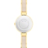 Thumbnail Image 3 of Ladies' Movado Moda Gold-Tone PVD Ceramic Bangle Watch with Taupe Dial (Model: 0607867)