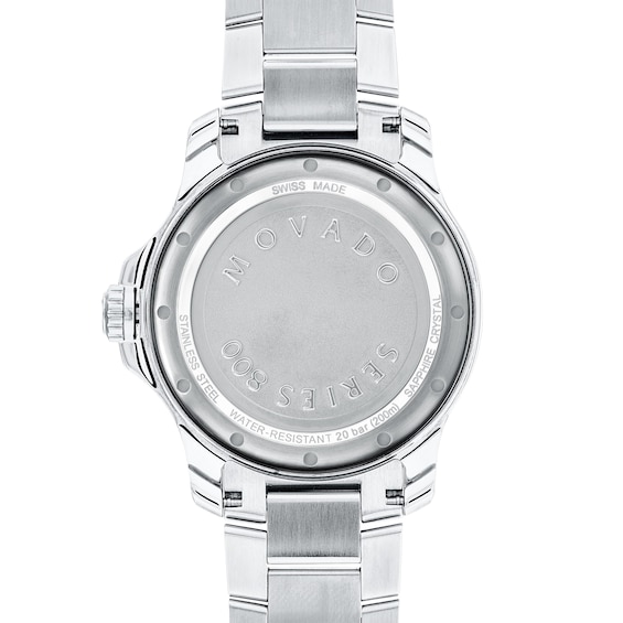 Men's Movado Series 800® Performance Steel™ Watch with Red Dial (Model: 2600178)