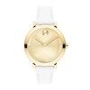 Thumbnail Image 0 of Ladies' Movado Bold® Evolution Gold-Tone IP Strap Watch with Textured Tonal Gold-Tone Dial (Model: 3601158)
