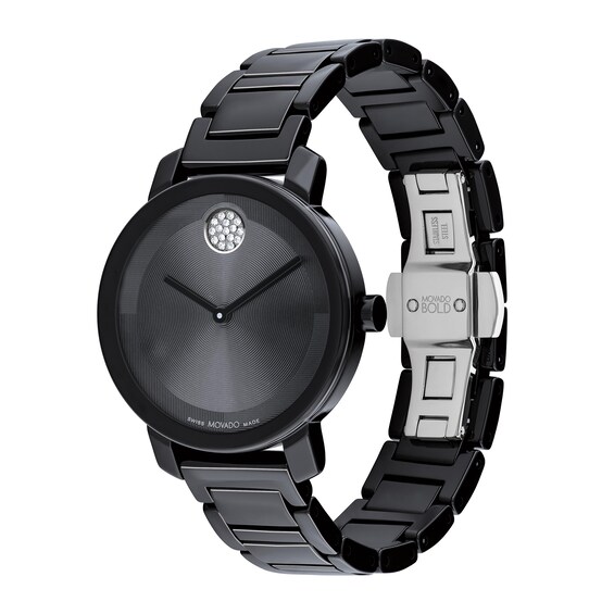 Ladies' Movado BoldÂ® Evolution Ceramic Watch with Crystal Accents (Model