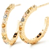 Thumbnail Image 3 of PDPAOLA™ at Zales Multi-Color Cubic Zirconia Open Hoop Earrings in Sterling Silver with 18K Gold Plate