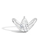 Thumbnail Image 1 of Zales x SHAHLA 3 CT. Certified Pear-Shaped Lab-Grown Diamond Solitaire Dip Engagement Ring in 14K White Gold (F/VS2)