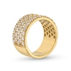 Thumbnail Image 3 of 2 CT. T.W. Diamond Multi-Row Band in 14K Gold