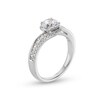 Thumbnail Image 3 of 1-1/3 CT. T.W. Multi-Diamond Bypass Engagement Ring in 14K White Gold