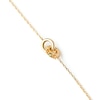 Thumbnail Image 1 of PDPAOLA™ at Zales Multi-Color Cubic Zirconia Interlocking Circles Bracelet in Sterling Silver with 18K Gold Plate