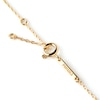 Thumbnail Image 3 of PDPAOLA™ at Zales Oval Green Cubic Zirconia Dangle Interlocking Circles Necklace in Sterling Silver with 18K Gold Plate