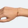 Thumbnail Image 3 of PDPAOLA™ at Zales Oval Pink Cubic Zirconia Dangle Interlocking Circles Bracelet in Sterling Silver with 18K Gold Plate