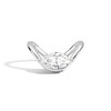 Thumbnail Image 1 of Zales x SHAHLA 3 CT. Certified Marquise Lab-Grown Diamond Solitaire Zaha Dip Engagement Ring in 14K White Gold