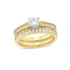 Thumbnail Image 1 of 1 CT. T.W. Diamond Channel Bridal Set in 14K Gold