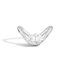 Thumbnail Image 1 of Zales x SHAHLA 2 CT. Certified Marquise Lab-Grown Diamond Solitaire Zaha Dip Engagement Ring in Platinum (F/VS2)