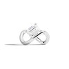 Thumbnail Image 1 of Zales x SHAHLA 2 CT. Certified Emerald Lab-Grown Diamond Solitaire Zaha Infinity Ring in 14K White Gold