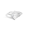Thumbnail Image 1 of Zales x SHAHLA Certified Lab-Grown Center Diamond 2-1/3 CT. T.W. Arch Three Stone Engagement Ring in 14K White Gold