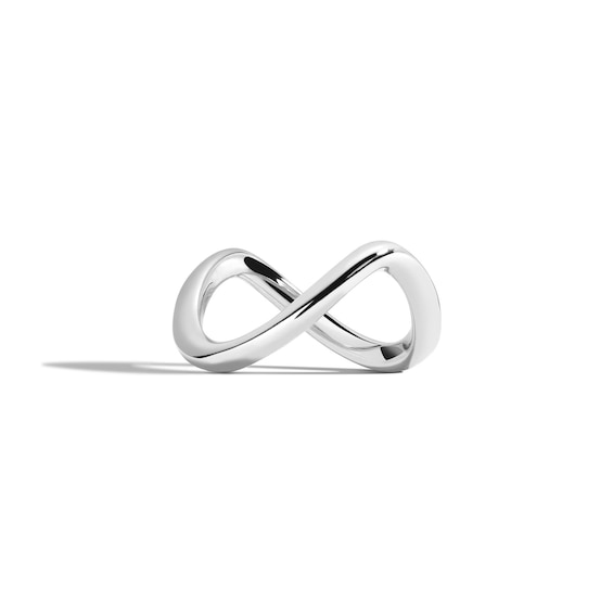 Zales x Shahla Zaha Infinity Band in 14K White Gold