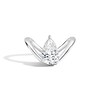 Thumbnail Image 1 of Zales x SHAHLA 2 CT. Certified Pear-Shaped Lab-Grown Diamond Solitaire Dip Engagement Ring in 14K White Gold (F/VS2)
