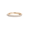 Thumbnail Image 1 of Zales x SHAHLA 1/4 CT. T.W. Certified Lab-Grown Diamond Zaha Pavé Band in 18K Gold (F/VS2)