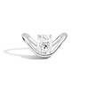 Thumbnail Image 1 of Zales x SHAHLA 2 CT. Certified Cushion-Cut Lab-Grown Diamond Solitaire Dip Engagement Ring in Platinum (F/VS2)