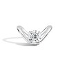 Thumbnail Image 1 of Zales x SHAHLA 2 CT. Certified Lab-Grown Diamond Solitaire Dip Engagement Ring in Platinum (F/VS2)