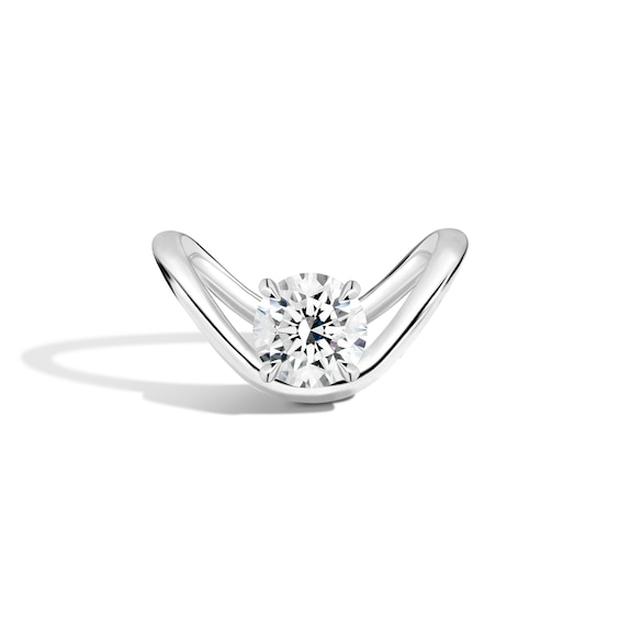 Zales x Shahla 2 CT. Certified Lab-Grown Diamond Solitaire Dip Engagement Ring in 14K Gold (F/Vs2
