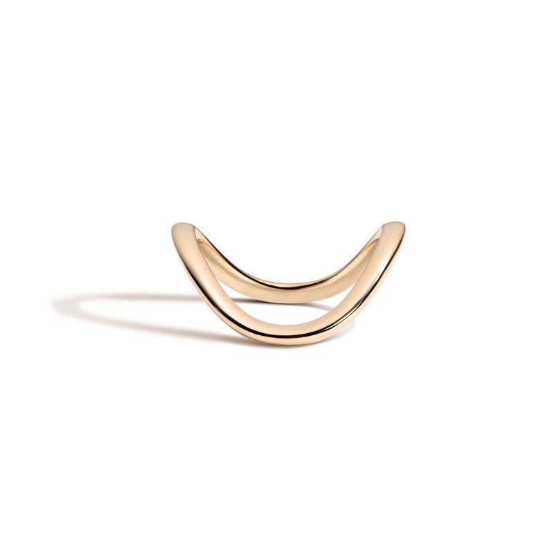 Main Image 1 of Zales x SHAHLA Zaha Dip Band in 18K Gold