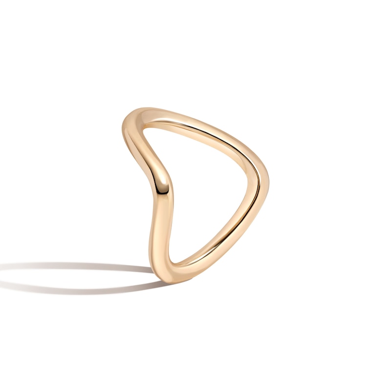 Main Image 2 of Zales x SHAHLA Zaha Dip Band in 18K Gold