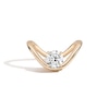 Thumbnail Image 1 of Zales x SHAHLA 1-1/2 CT. Certified Lab-Created Diamond Solitaire Dip Engagement Ring in 14K Gold (F/VS2)