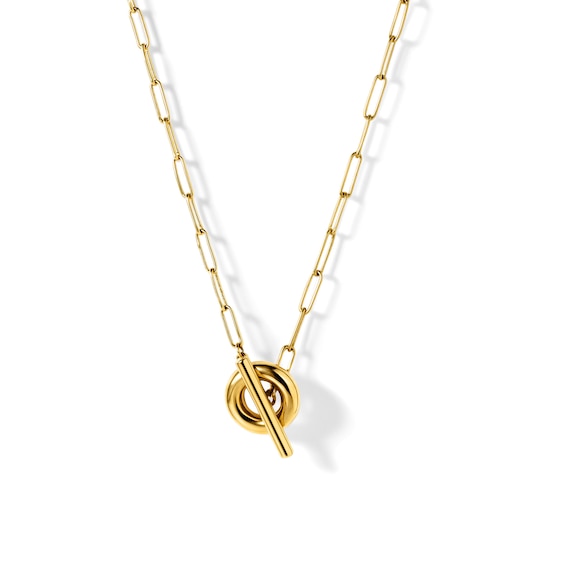 Zales x Soko Obiti Lariat Necklace in Brass with 24K Gold Plate - 19.53"